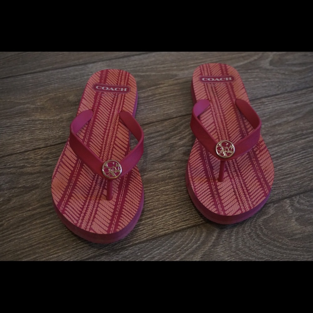 Coach Flip Flops